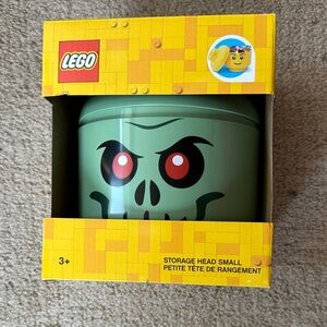Lego Green Skull Storage Head